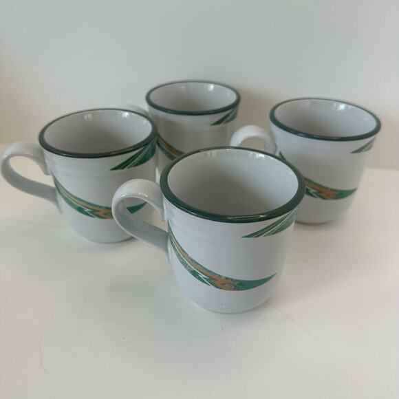 Vintage Noritake Coffee Mugs in New West Pattern Set of 5 - Picture 4 of 12